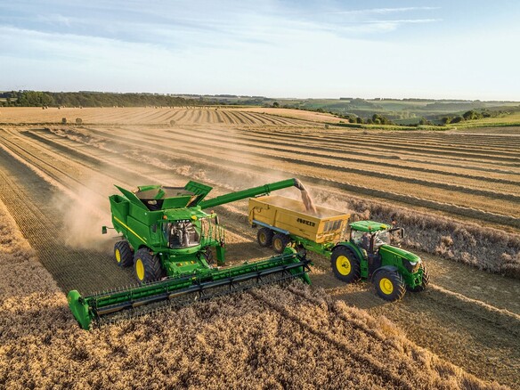 Зерноуборочный роторный комбайн John Deere S790